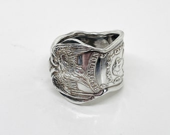 Washington U.S. State spoon ring "Eagle Series"