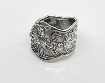 Vermont U.S. State spoon ring "Eagle Series"