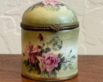 antique porcelain rolled stamp dispenser-late 1800’s
