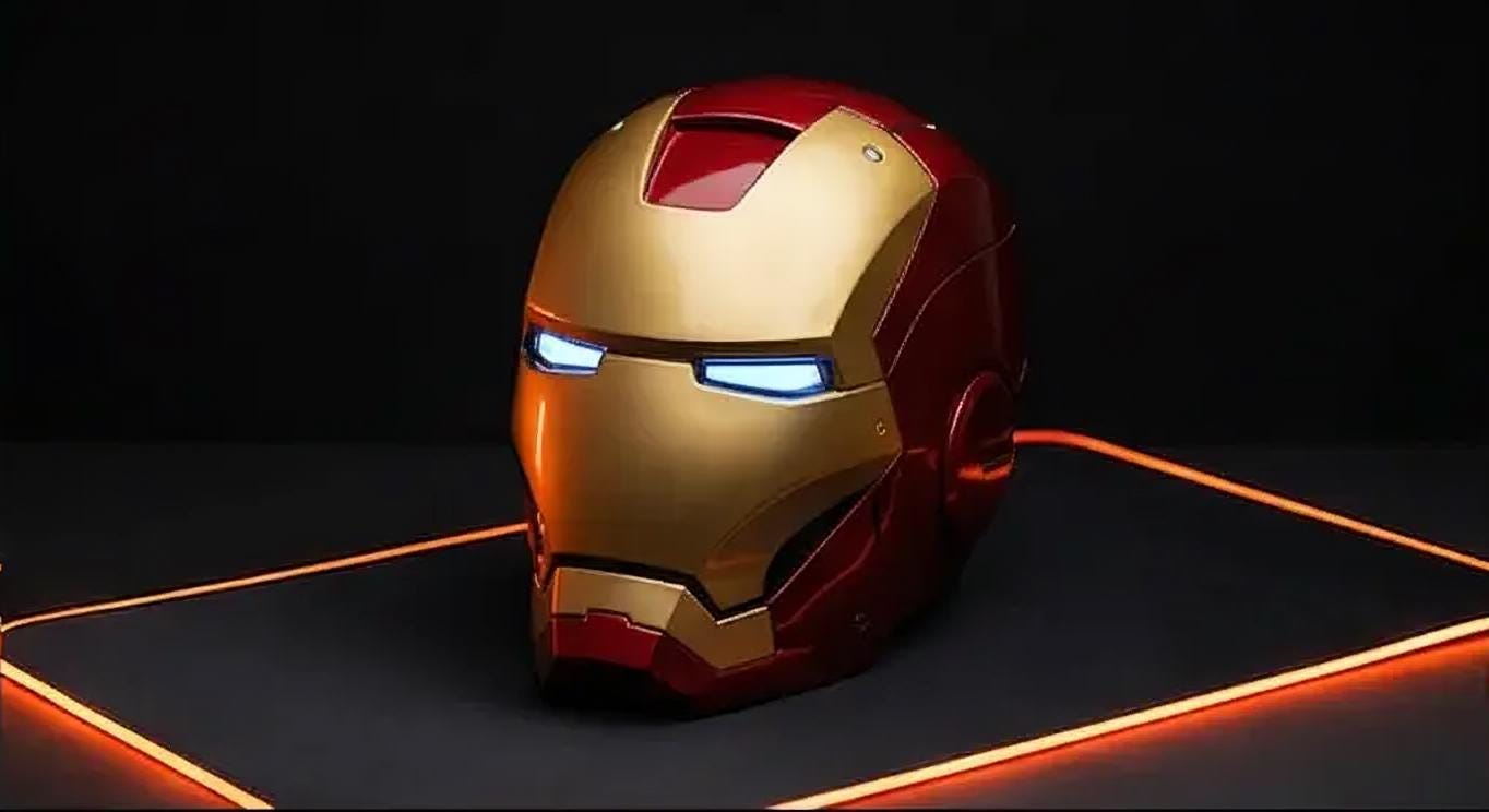 gold iron man helmet Mark 17 Life Size Wearable Replica – StarCine Collectible 4 * AA batteries boost Fly Line:Full Sink 4wt Fast Food Packaging: Mcdonald's