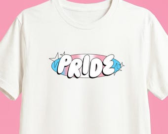 Trans Pride T-Shirt – Transgender Flag Shirt, Trans Rights Tee, Subtle Pride Top, Minimal LGBTQ Shirt, Trans Ally Gift