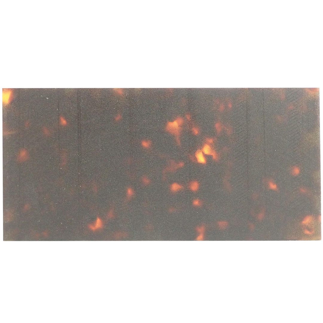 Cellulose Acetate Block: Tortoiseshell Pattern (20mm Thick Craft Sheet ...