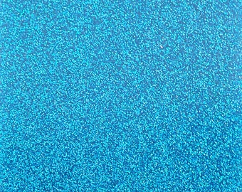 Incudo Cyan Blue Holographic Glitter Acrylic Sheet
