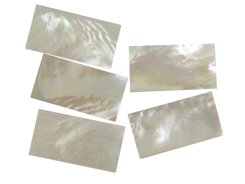 Incudo White Mother of Pearl Nacre Inlay Blank Etsy
