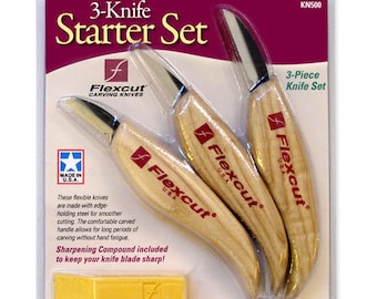 Flexcut KN500 3-Messer Starter Set