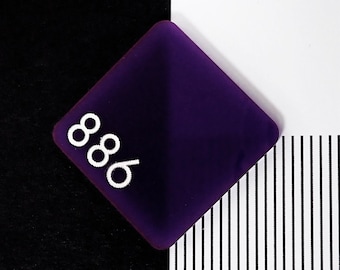 Feuille d'acrylique coulé violet Perspex 886 3MM (3mm d'épaisseur)