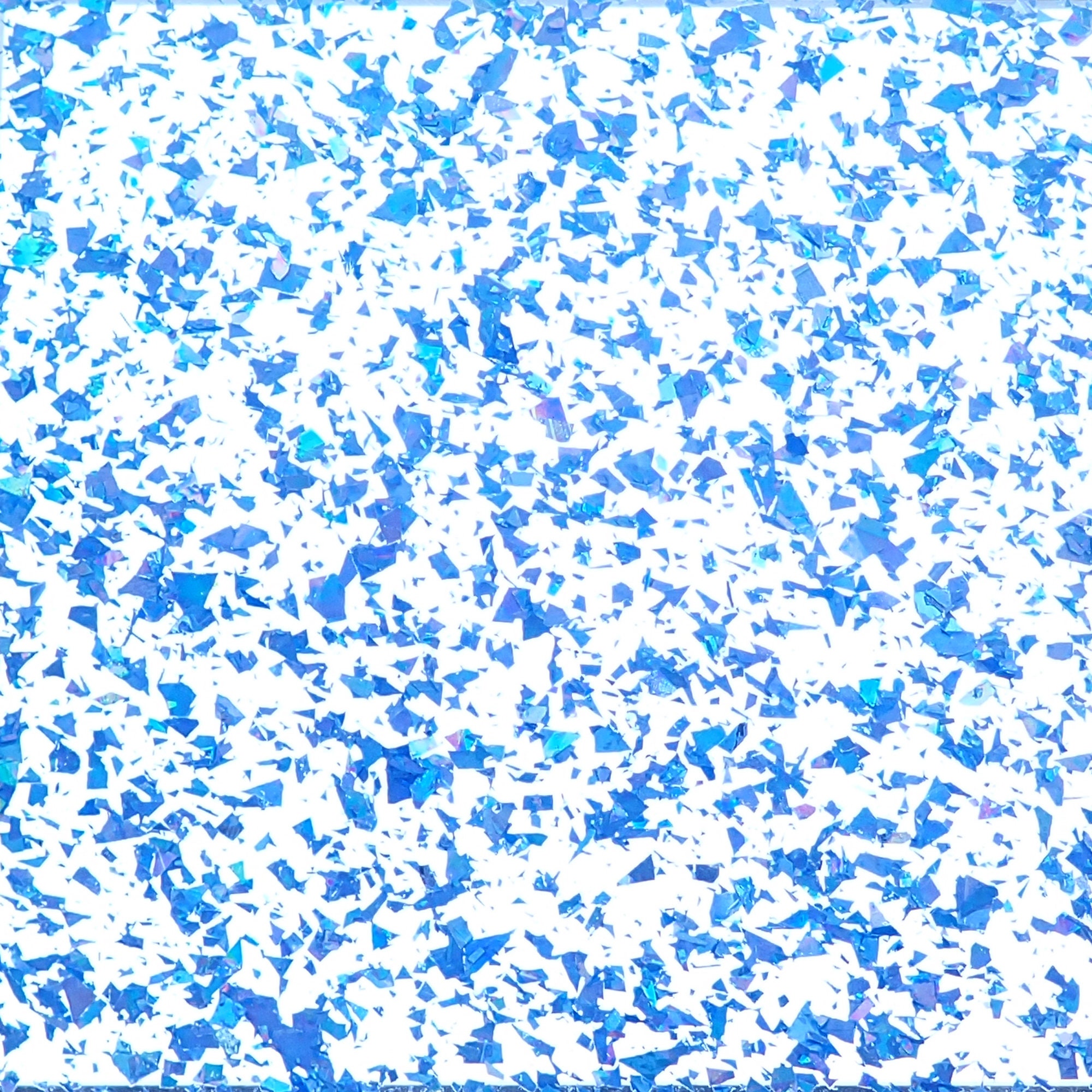 Incudo Blue Transparent Glitter Acrylic Sheet 