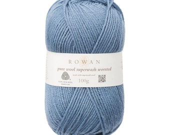 Rowan Pure Wool Superwash Worsted 100% Wool Yarn - 100g