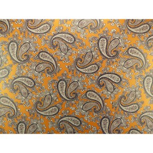 Luthitec Black and White Paisley Paper Guitar Body Decal - 420x295mm Orange Backed