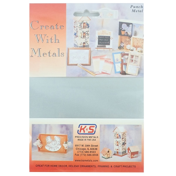 K&S Metals Tin Coated Steel Punch Metal Sheet - 0,013 »