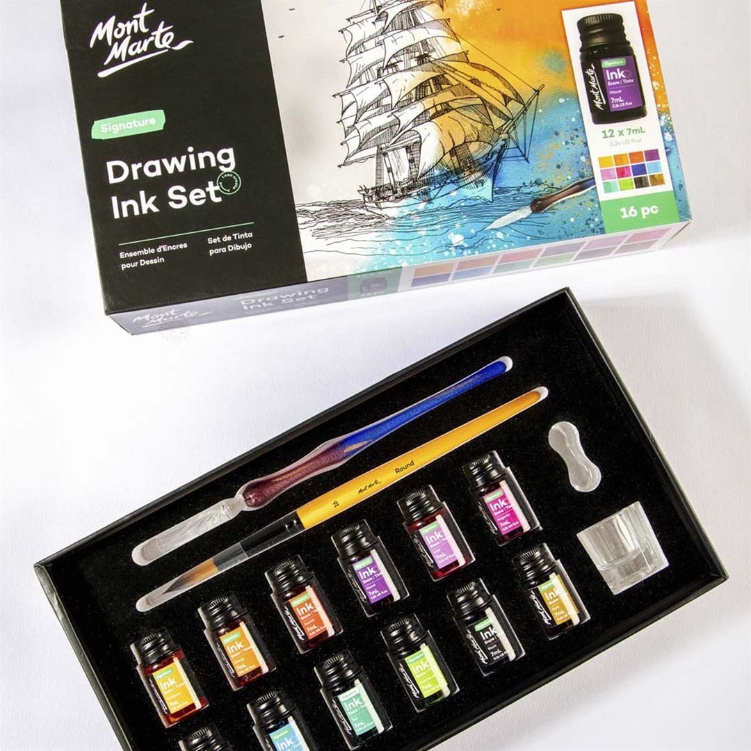 PMNK0004 Drawing Ink - 7ml Set of 16 - Etsy