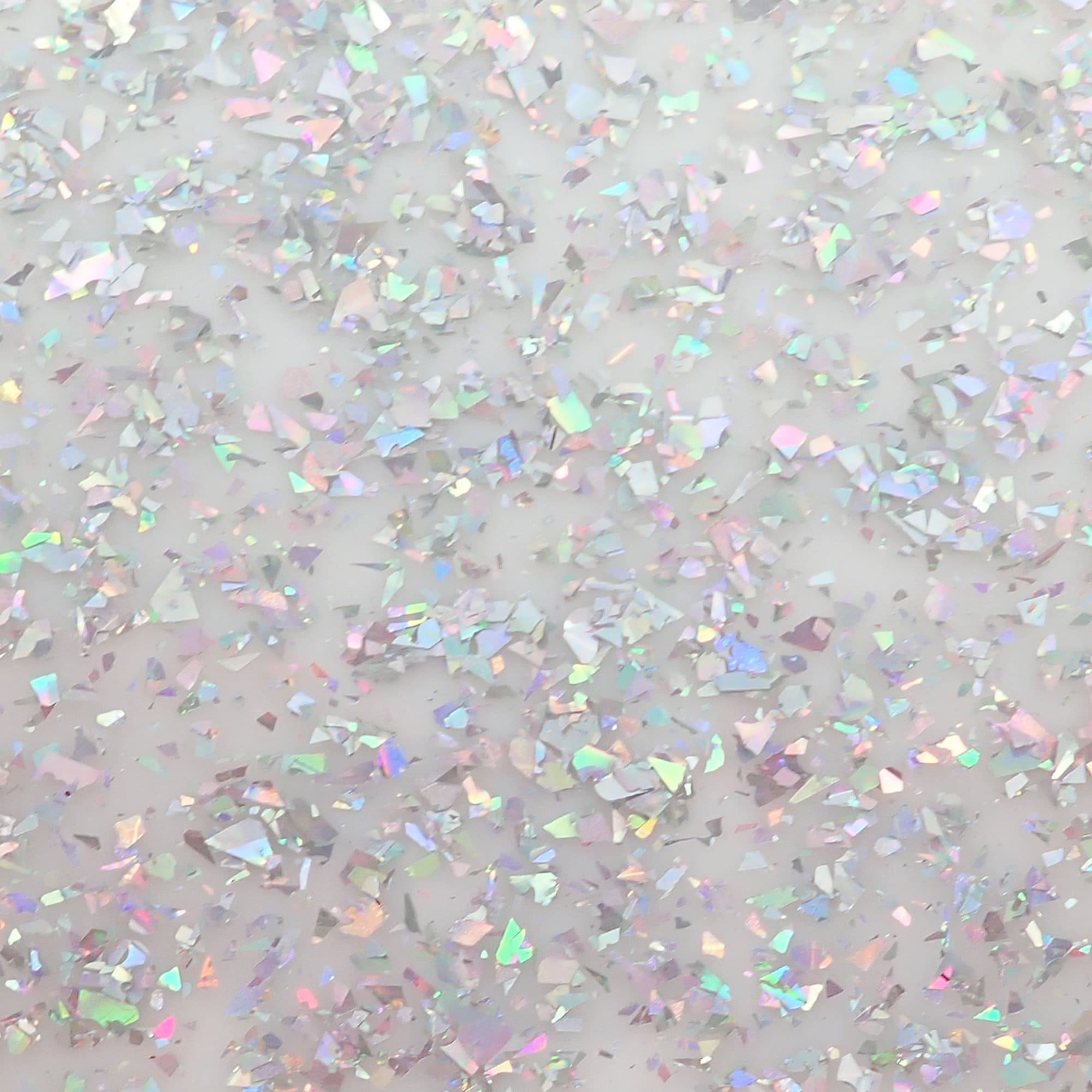 Incudo Silver Transparent Chunky Glitter Acrylic Sheet