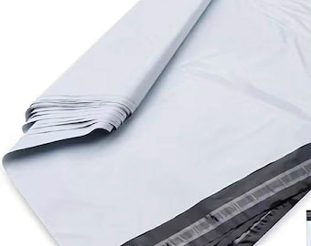 Waterproof White Poly Mailers – Self-Sealing Shipping Envelopes, Multi-Size Pack for Small Business & DIY Packaging