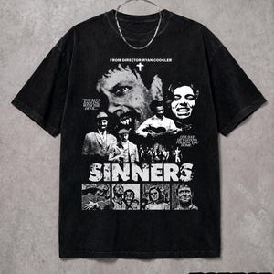 Comfort Colors Sinners Movie Vintage Poster T-shirt Sinners Movie Shirt