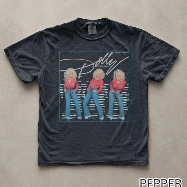 Dolly Parton Here You Come Again (1977) Shirt , Dolly Album Shirt