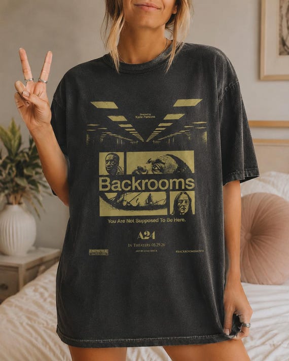 Comfort Colors Backrooms Movie Shirt Horror Movie Shirt