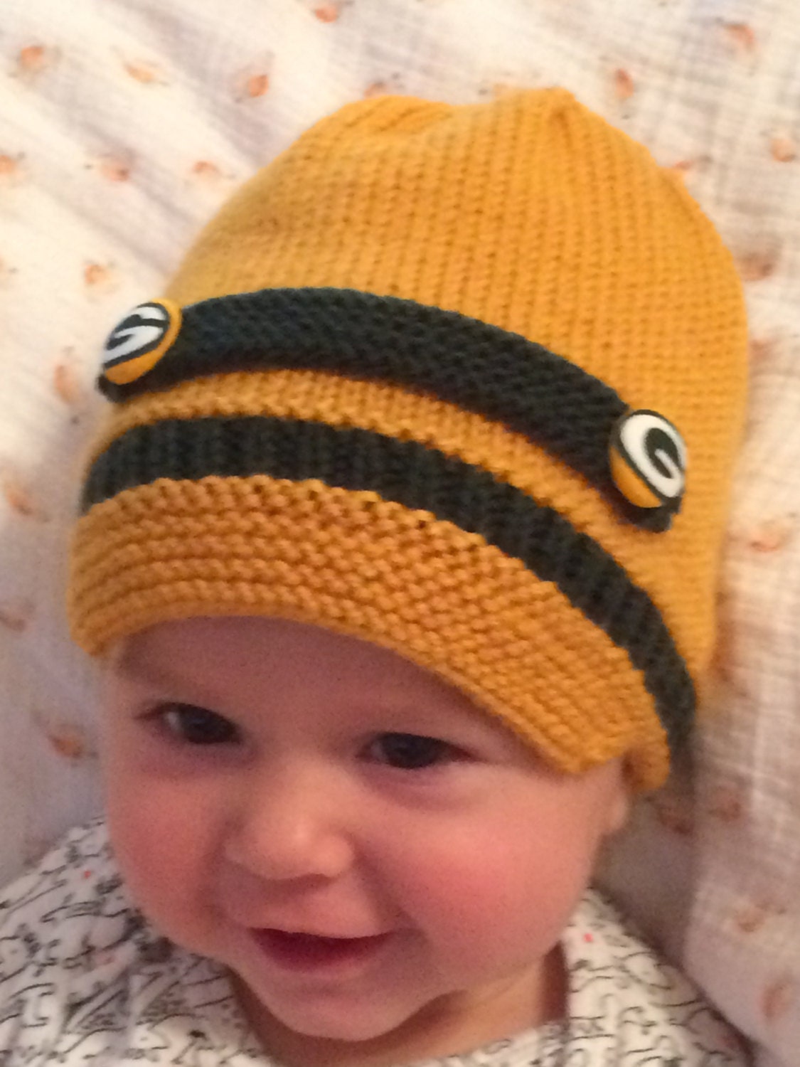Green Bay Packers Baby Hats | Etsy