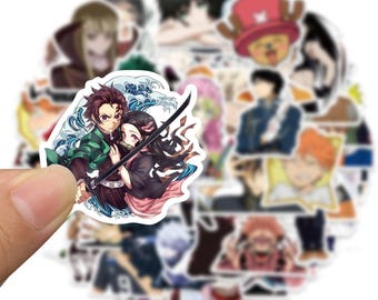 Anime Manga Stickers, Waterproof Vinyl Decals for Laptops, Skateboards, Phones