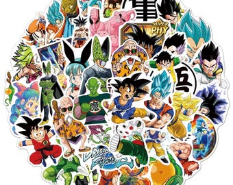 50pcs Anime Warrior Vinyl Stickers, Waterproof Decals for Laptop, Skateboard, Phone Decor