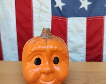 Vintage Ceramic Halloween Jack o lantern pumpkin decor