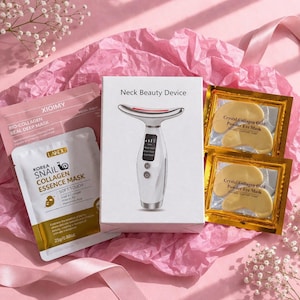 Presentförpackning för självvård, SPA-kit med ansiktsapparat, wellness-kit för henne
