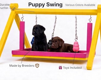 Wooden Puppy Balance Board, Dog Training Toy, Wobble Board for Dogs, Puppy Enrichment Toy,Handmade Agility Tool,  Personalized Puppy Swing