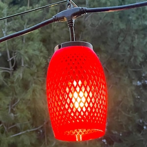 Pendant String Light Covers | Lattice | Colorful Outdoor Glow Lanterns | 7 Colors
