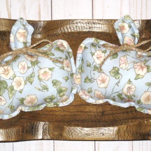 Set of 2 Fabric Pumpkin - Fall Tiered Tray Decor - Pumpkin Bowl Filler - Harvest  Decor - Thanksgiving Decor - Hostess Gift - Ready to Ship