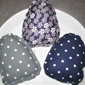 Fabric Easter Eggs - Set of 3 - Easter Home Decor - Tiered Tray Decor - Bowl Fillers - Easter Accent - Ready to Ship