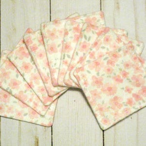10 Reusable Cotton Pads - 3&quot; Flannel Square - Facial Wipes - Toner Pads - Makeup Wipes - Reusable Facial Pads - Zero Waste - Ready to Ship