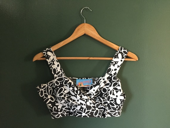 LA Annex Valley Girl Flower Power Bralette Tank To