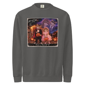 Unisex garment-dyed sweatshirt