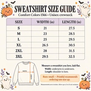 Moletom "Grandma Goes Halloween '88 Witch Cat", Comfort Colors, gola redonda imagem 4