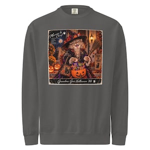 Unisex garment-dyed sweatshirt
