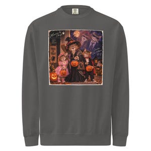 Unisex garment-dyed sweatshirt