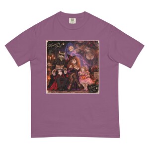 Vintage Cat Halloween Shirt, Funny 80s Family Portrait Tee, Gothic Cat T-Shirt, Trick or Trauma, The Furrmans