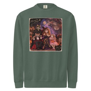 Unisex garment-dyed sweatshirt