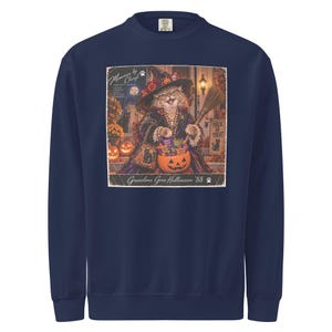 Unisex garment-dyed sweatshirt