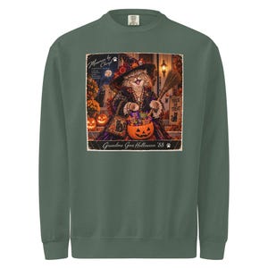 Unisex garment-dyed sweatshirt