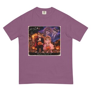 Vintage Cat Halloween Shirt, Trick or Treat Cat Tee, Funny Sibling Halloween T-Shirt, Retro Cat Costume Shirt, The Furrmans