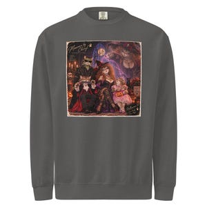 Unisex garment-dyed sweatshirt