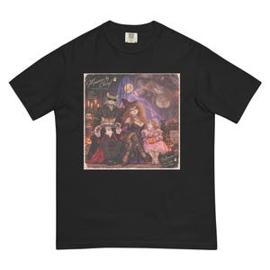 Vintage Cat Halloween Shirt, Funny 80s Family Portrait Tee, Gothic Cat T-Shirt, Trick or Trauma, The Furrmans