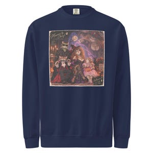 Unisex garment-dyed sweatshirt