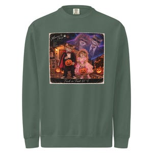Unisex garment-dyed sweatshirt
