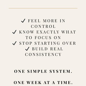 Get Your Life Together This Week | Weekly Reset Planner & Habit Tracker (Digital Download) image 4