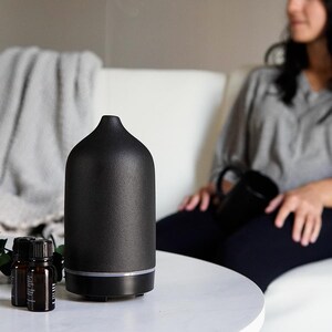 Ceramic Essential Oil Diffuser | Minimalist Boho Aromatherapy | Ultrasonic Wellness Home Decor