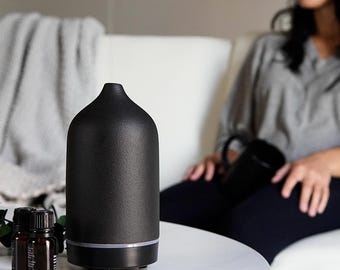 Ceramic Essential Oil Diffuser | Minimalist Boho Aromatherapy | Ultrasonic Wellness Home Decor
