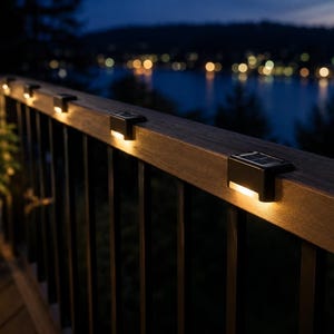 Waterproof Outdoor LED Solar Light for Stairs, Steps, Terrace, Garden, Deck, Fence - Patio Decoration