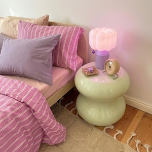 Lampe de chevet nuage bubble | Veilleuse rétro pastel | Lampe de table design vintage cloud | Décoration chambre aesthetic