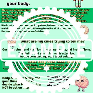 Interoception Body Chart for Kids, Body Clues Printable, Emotional Regulation Tool,  SEL Worksheet
